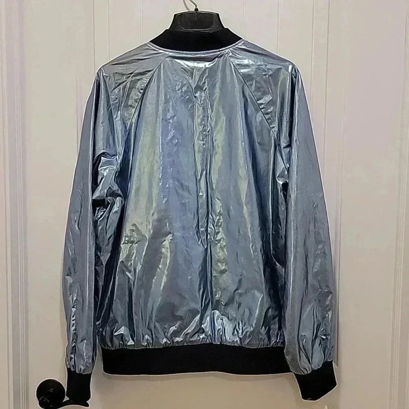 Sean John Metallic Bomber Jacket Size XL - Picture 7 of 9